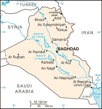 how big is iraq